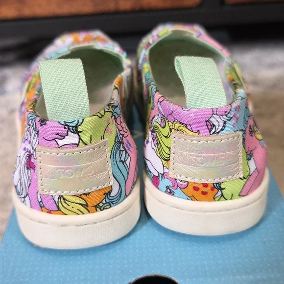 TOMS Toddler Size 12 Alpargata My Little Pony Limited Edition Sneaker - Picture 3 of 4